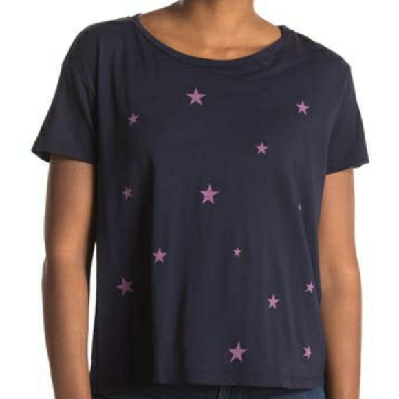 Sundry Star Toss Crewneck Tshirt - Picture 1 of 5